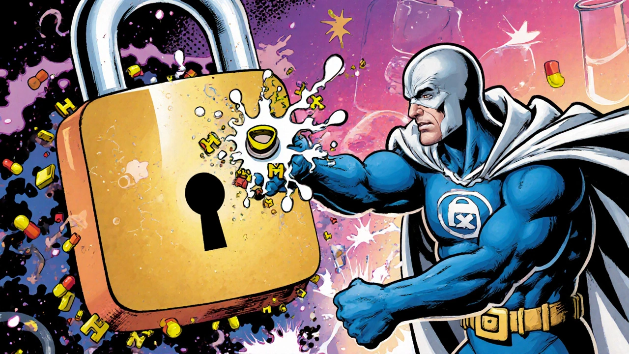 Levocetirizine superhero blocks histamine from binding H1 receptor.